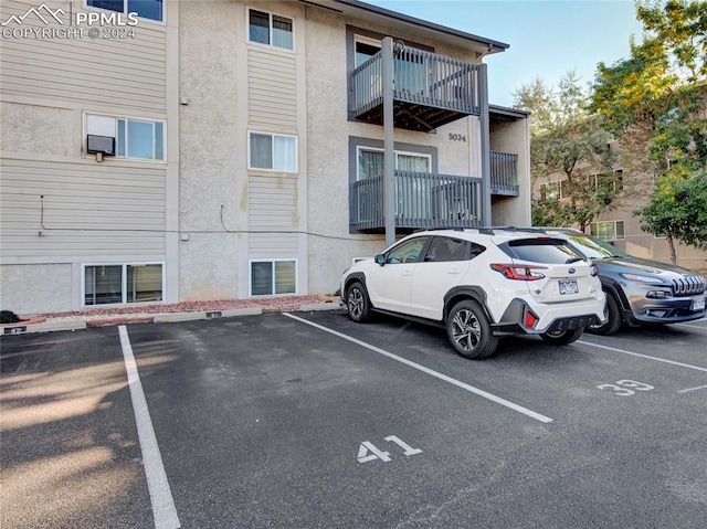 view of car parking