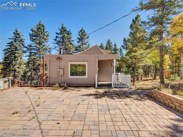 exterior space with a patio