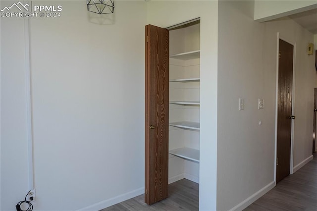 view of closet