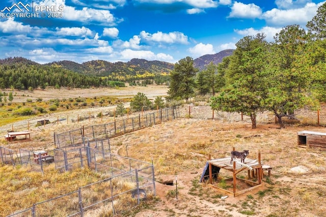 exterior space featuring a rural view