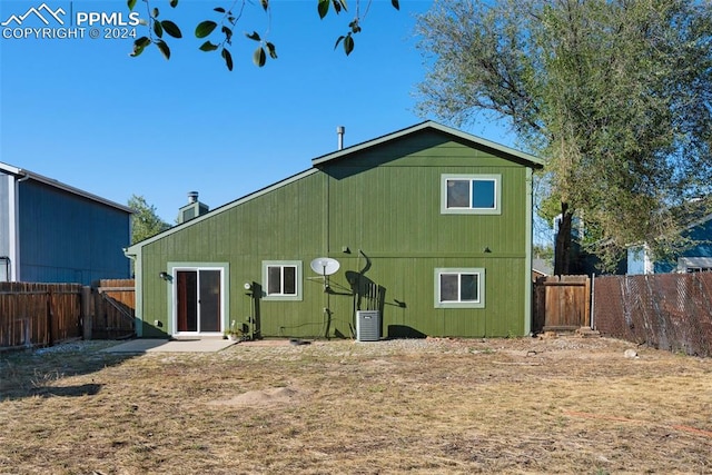 view of rear view of property