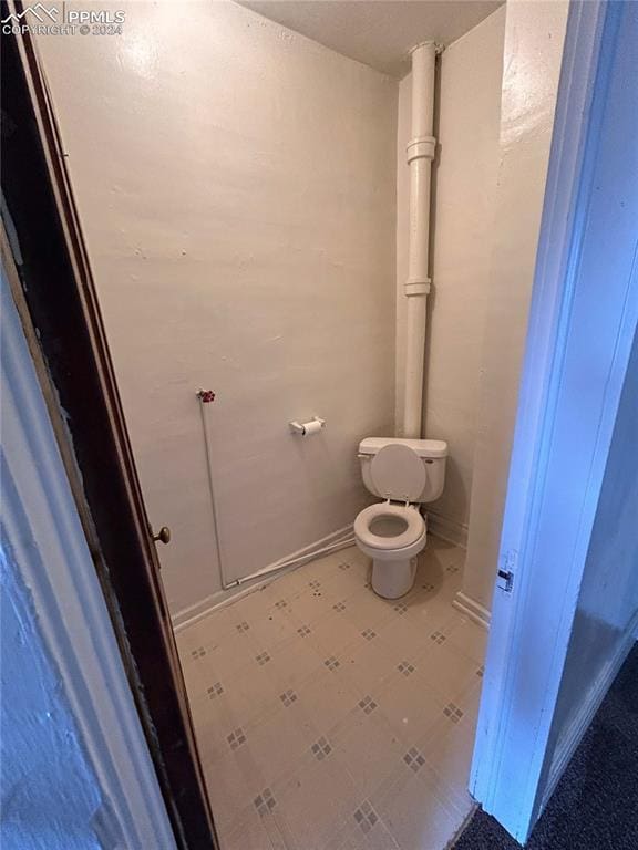 bathroom with toilet