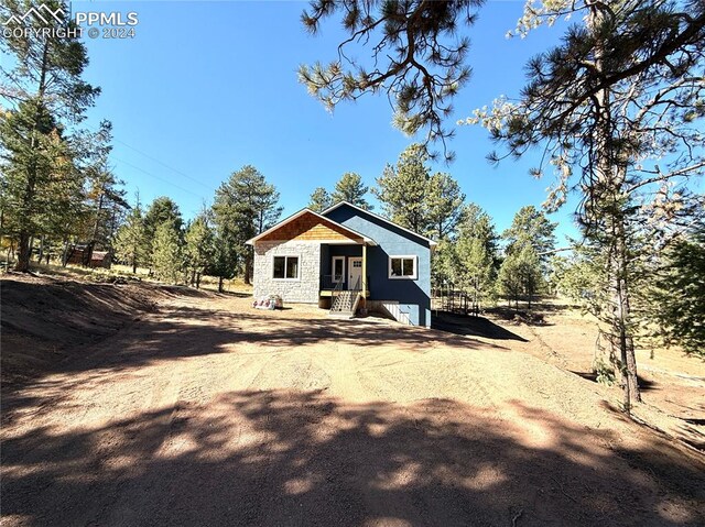 view of back of property