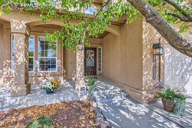 view of property entrance