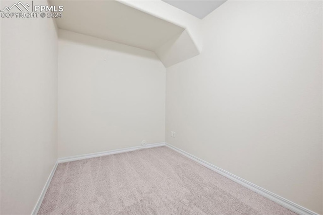 empty room with light carpet