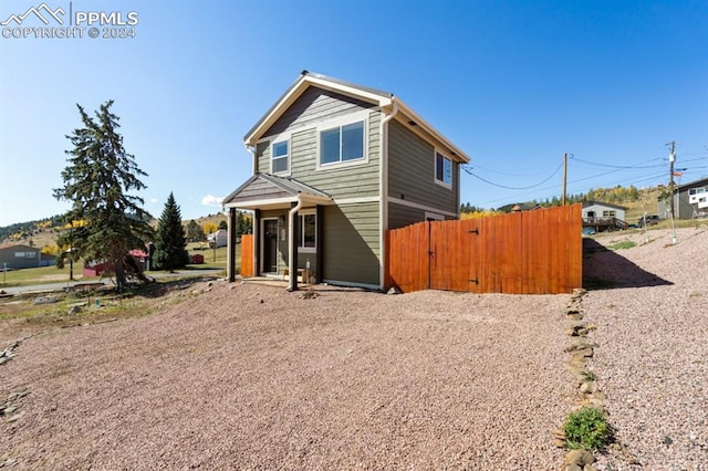 view of front of home