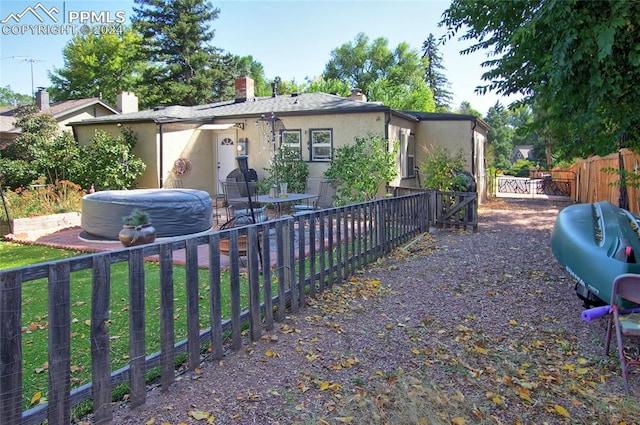 exterior space with a patio