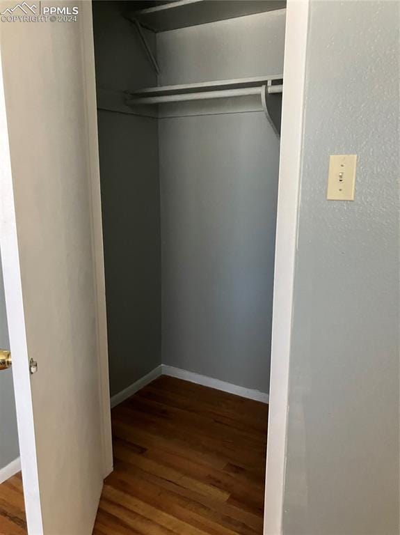 view of closet