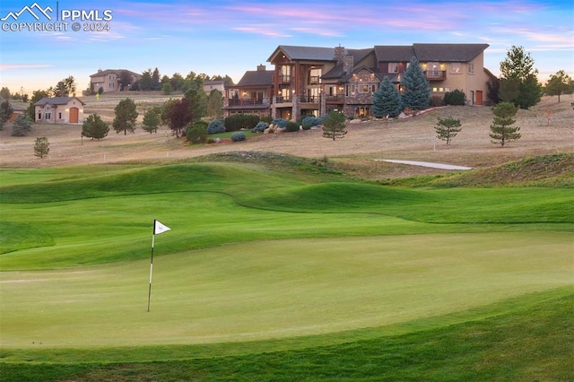19155 Lochmere Ct, Monument, CO 80132 - view of property's community with a yard and view of golf course