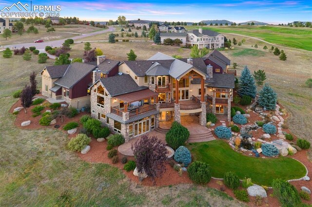 19155 Lochmere Ct, Monument, CO 80132 - view from above of property