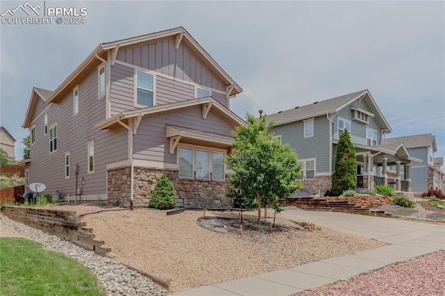 view of craftsman-style home