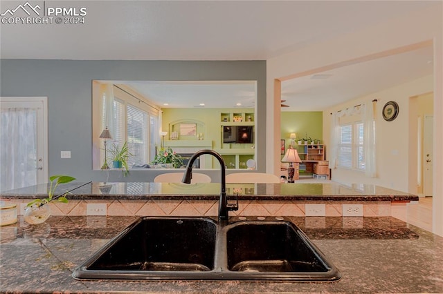 kitchen featuring sink