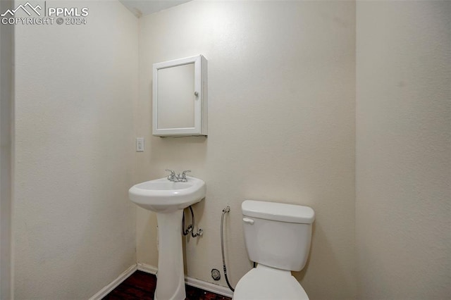 bathroom with toilet