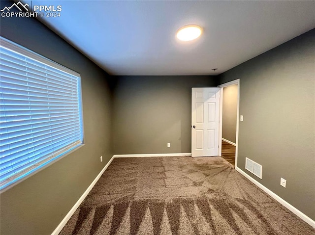 carpeted empty room featuring a healthy amount of sunlight