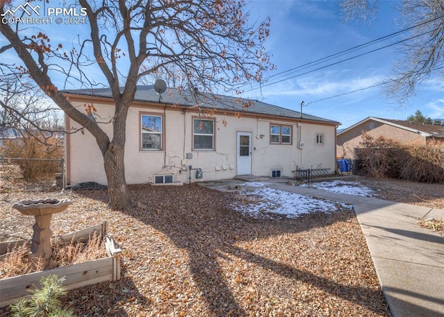 view of rear view of property