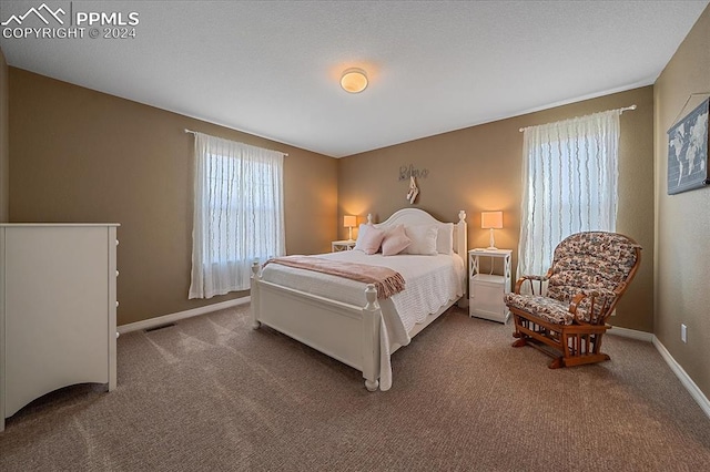 bedroom featuring carpet floors