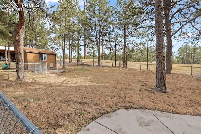 10760 Hardy Rd, Colorado Springs, CO 80908 - view of yard with fence