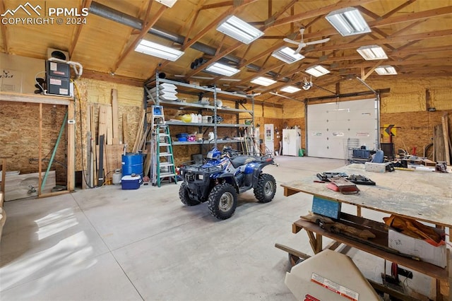 10760 Hardy Rd, Colorado Springs, CO 80908 - garage with a workshop area