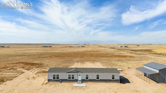 6652 Middlefield Ct, Colorado Springs, CO 80928 - overview of rural landscape