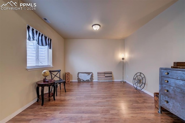 misc room featuring hardwood / wood-style floors