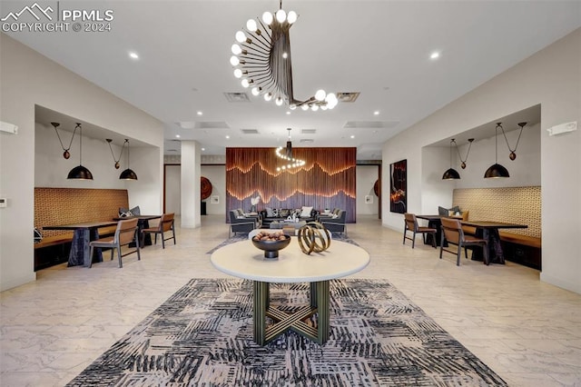 community lobby featuring visible vents