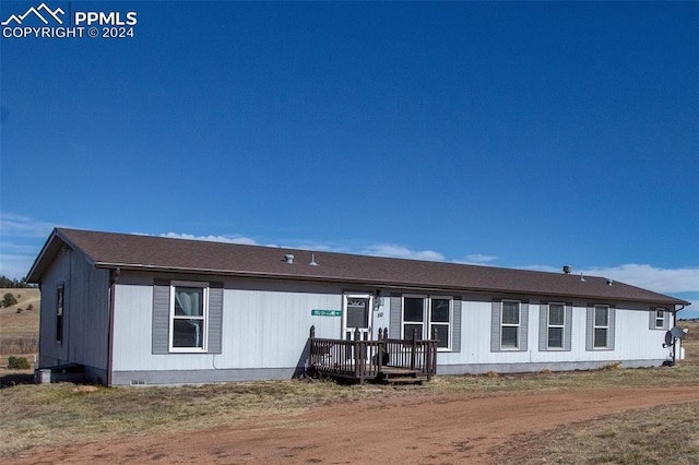 view of manufactured / mobile home