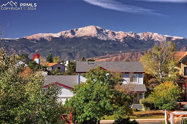 view of mountain feature