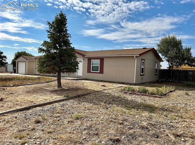 view of property exterior