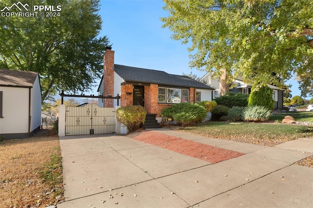 view of bungalow-style home