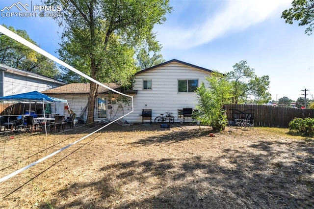 view of rear view of property