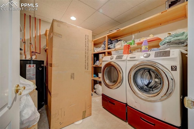 washroom featuring separate washer and dryer