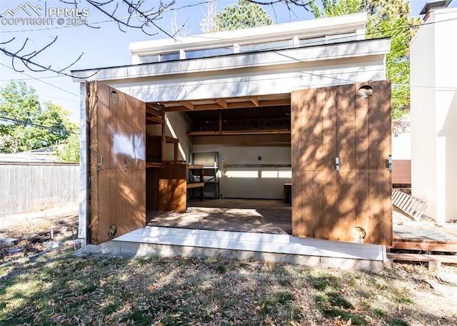 view of outbuilding