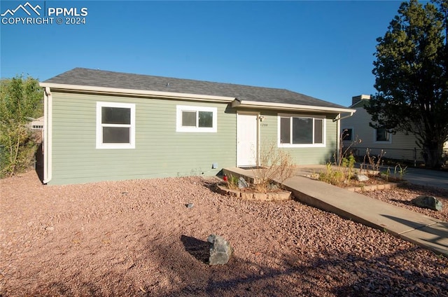 view of ranch-style home