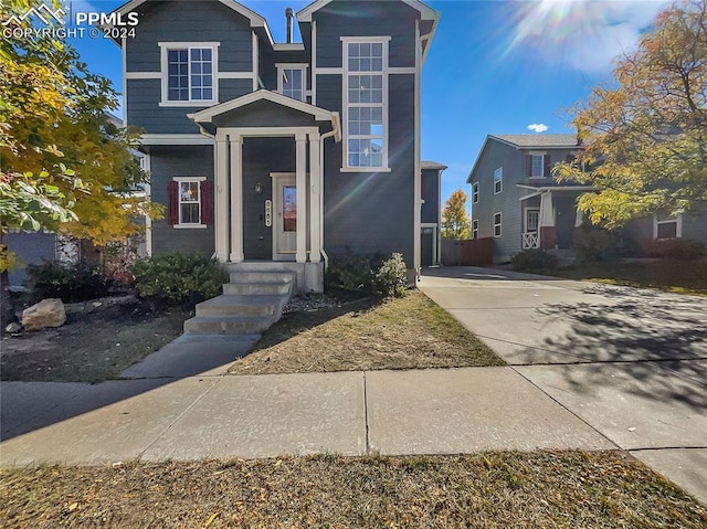 view of front of home