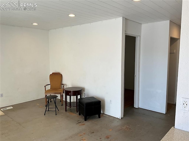 view of sitting room