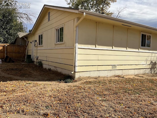 view of side of home