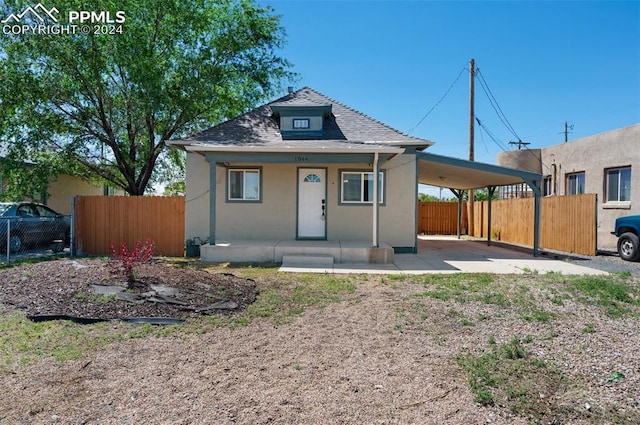 bungalow-style house featuring a porch