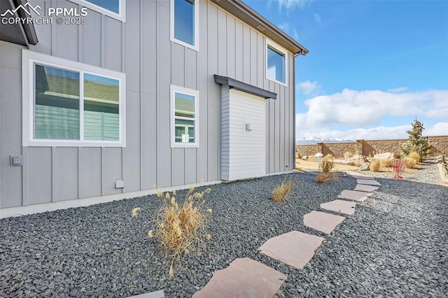8542 Noreen Falls Dr, Colorado Springs, CO 80924 - view of side of home featuring board and batten siding