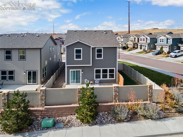 view of rear view of property