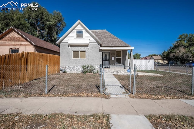 view of bungalow-style house