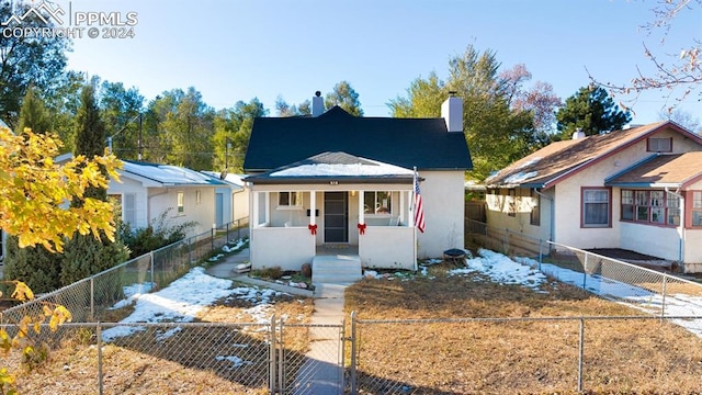 bungalow-style house with a porch