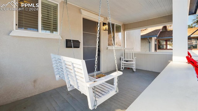 view of patio / terrace featuring covered porch