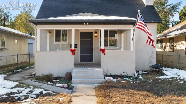 view of front of house