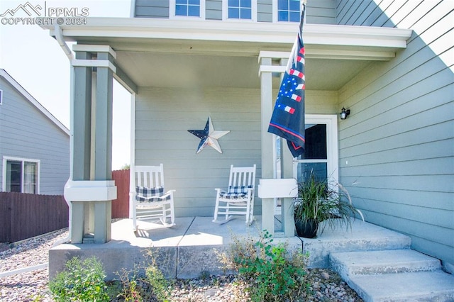 view of entrance to property