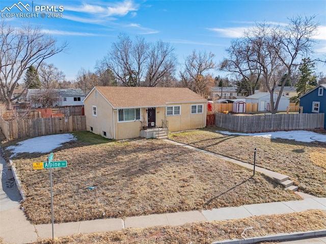 view of ranch-style house