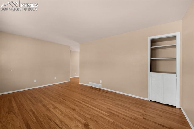 interior space with wood-type flooring