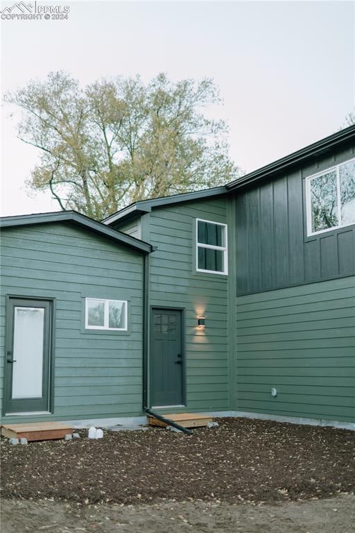 view of rear view of house