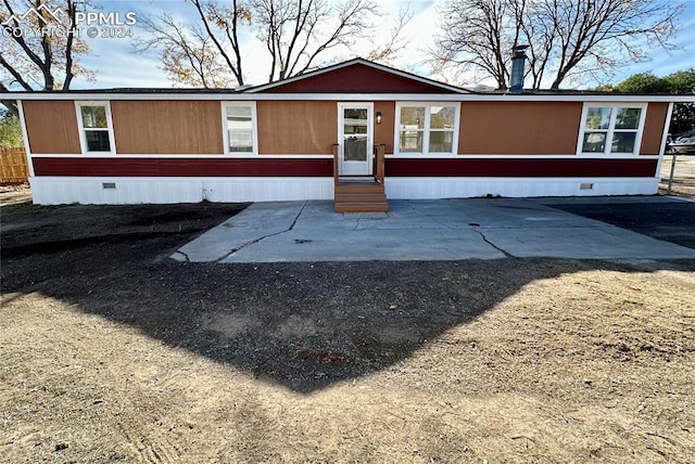 view of manufactured / mobile home