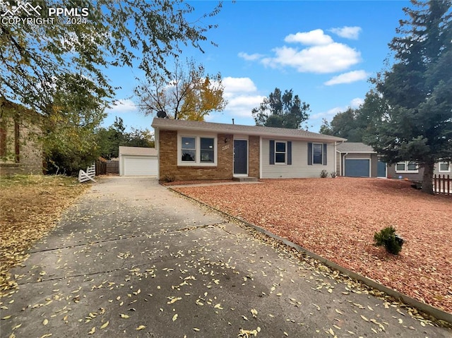 ranch-style house with a garage