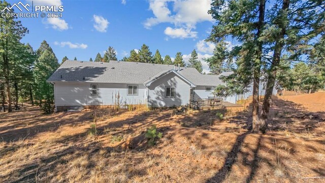 view of rear view of house